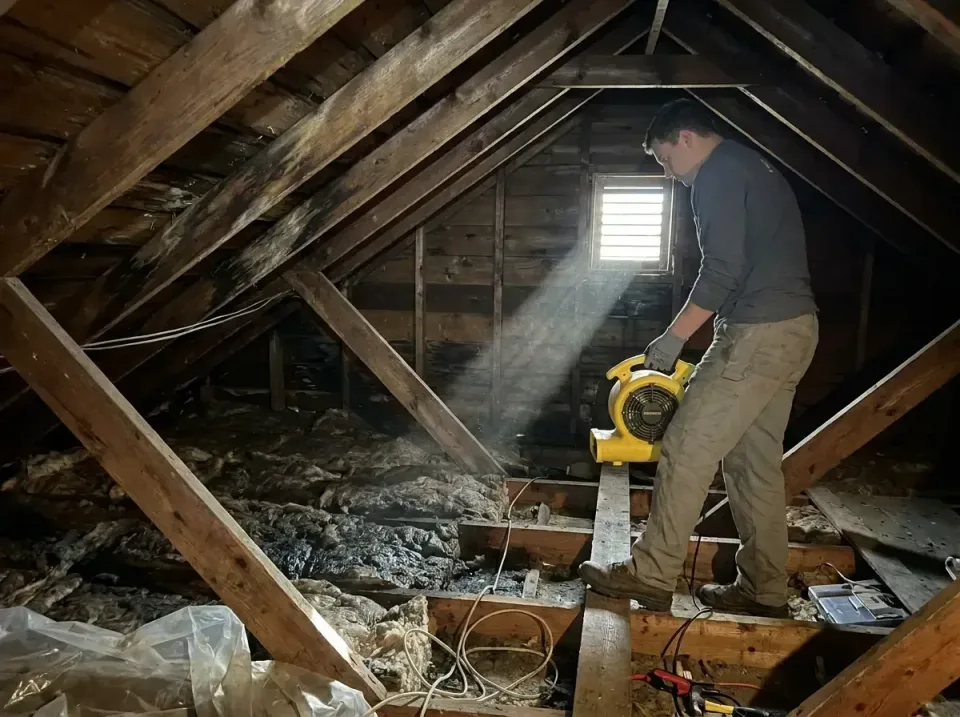 attic-water-damage-drying-proc-007 — frequently asked questions, Emergency Water Extraction & 24/7 Flood Response in Siloam…